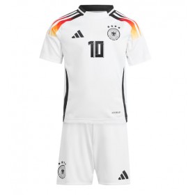 Fotbalové Dres Německo Jamal Musiala #10 Dětské Domácí ME 2024 Krátký Rukáv (+ trenýrky)